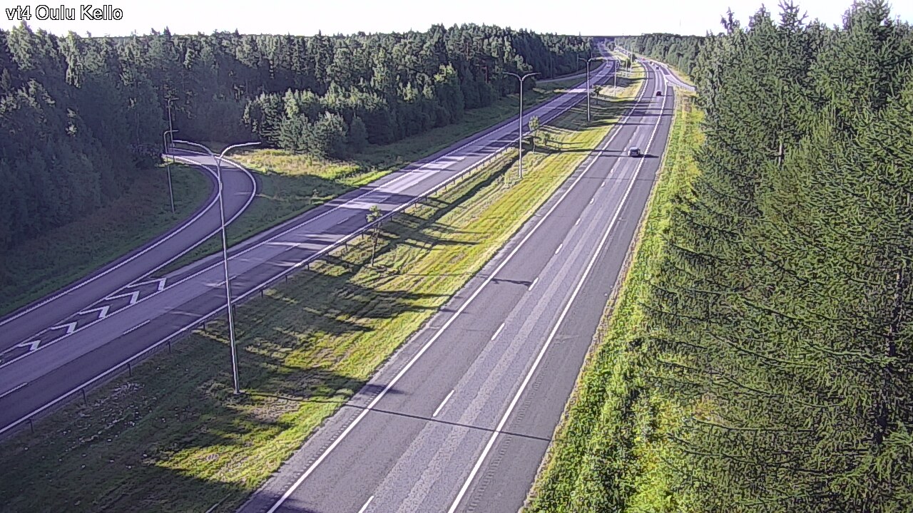 Weather Camera Image Road 4 Oulu, Kello, Oulu, Pohjois-Pohjanmaa