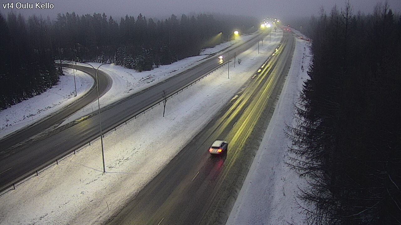 Weather Camera Image Road 4 Oulu, Kello, Oulu, Pohjois-Pohjanmaa