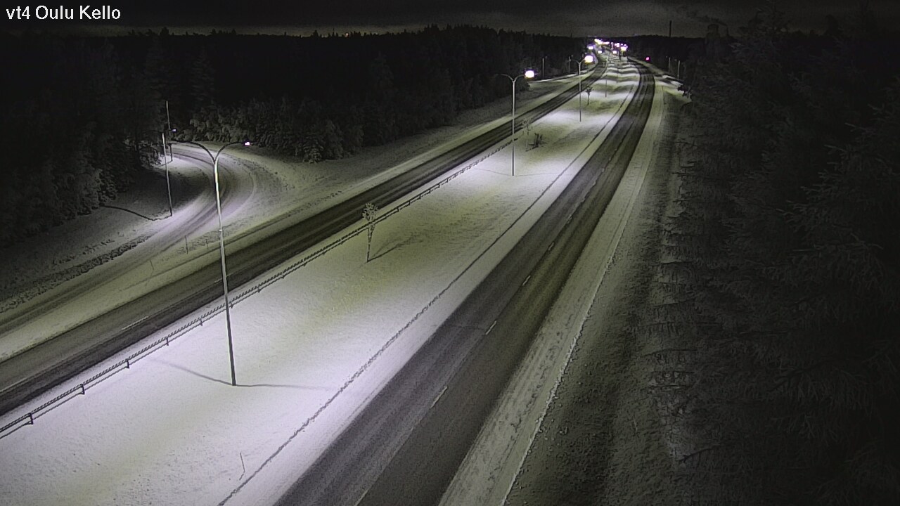 Weather Camera Image Road 4 Oulu, Kello, Oulu, Pohjois-Pohjanmaa