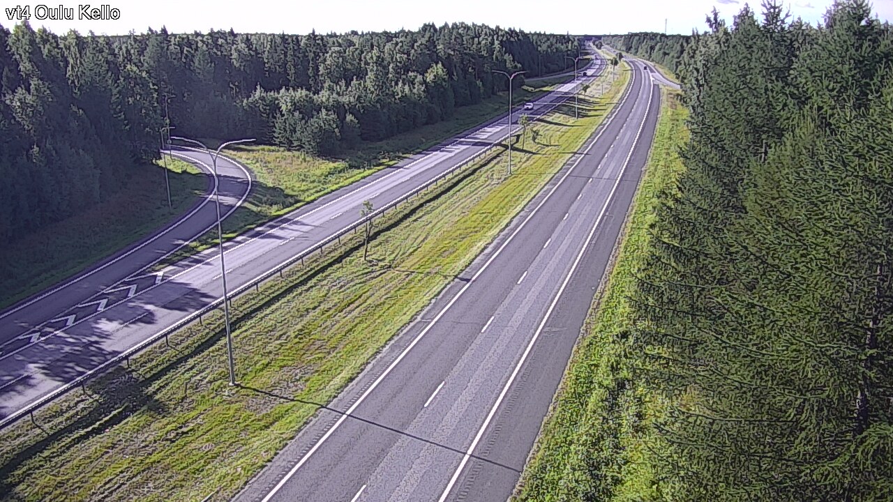 Weather Camera Image Road 4 Oulu, Kello, Oulu, Pohjois-Pohjanmaa