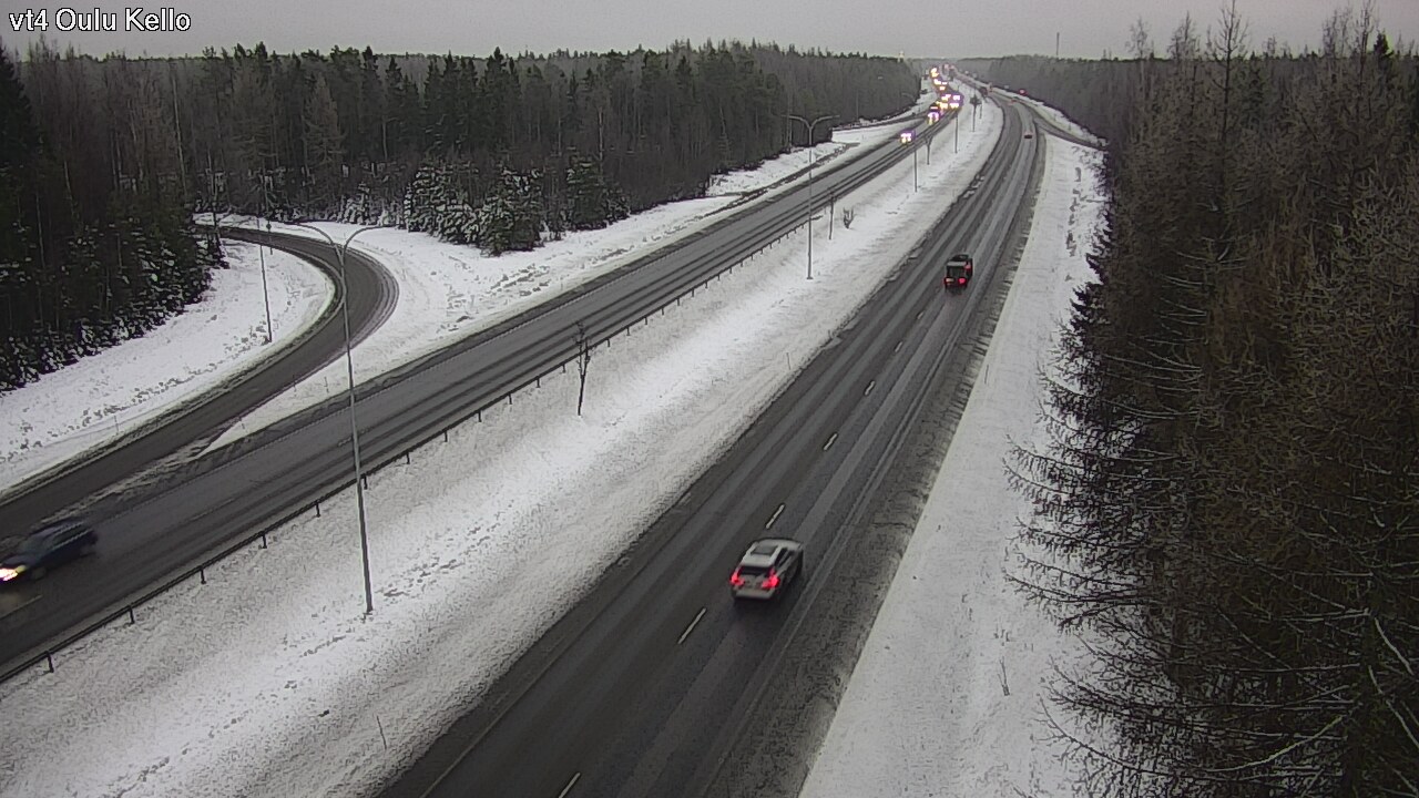Weather Camera Image Road 4 Oulu, Kello, Oulu, Pohjois-Pohjanmaa