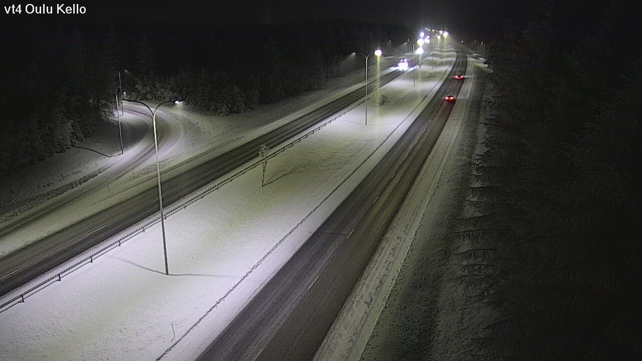 Weather Camera Image Väg 4 Uleåborg, Kello, Oulu, Pohjois-Pohjanmaa