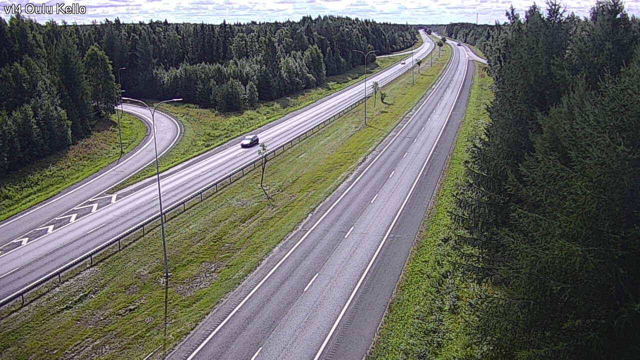 Weather Camera Image Road 4 Oulu, Kello, Oulu, Pohjois-Pohjanmaa