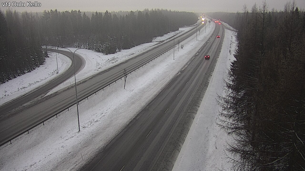 Weather Camera Image Road 4 Oulu, Kello, Oulu, Pohjois-Pohjanmaa