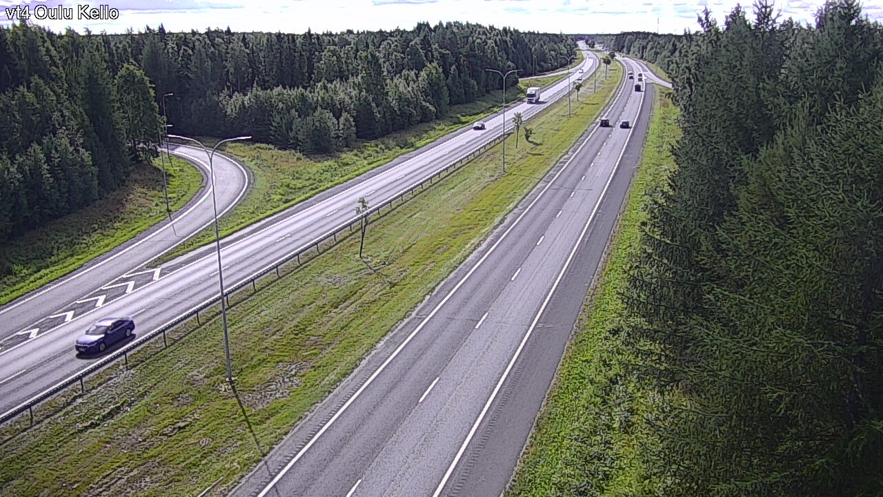 Weather Camera Image Road 4 Oulu, Kello, Oulu, Pohjois-Pohjanmaa