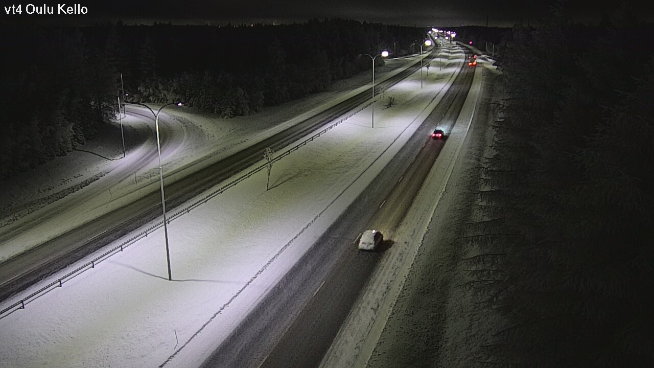 Weather Camera Image Road 4 Oulu, Kello, Oulu, Pohjois-Pohjanmaa