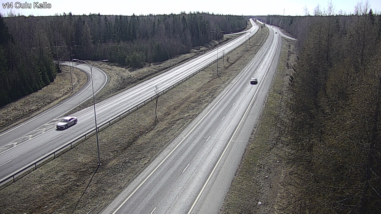 Weather Camera Image Väg 4 Uleåborg, Kello, Oulu, Pohjois-Pohjanmaa