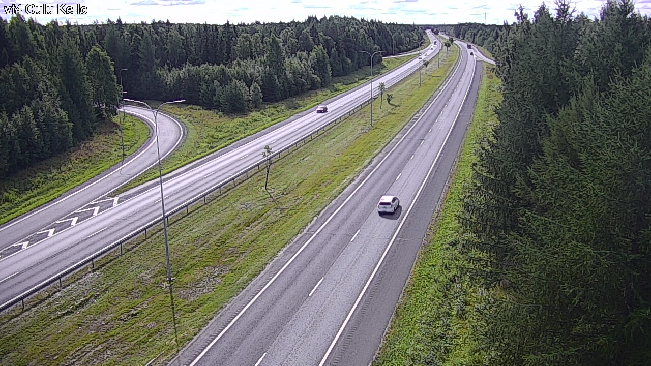 Weather Camera Image Road 4 Oulu, Kello, Oulu, Pohjois-Pohjanmaa