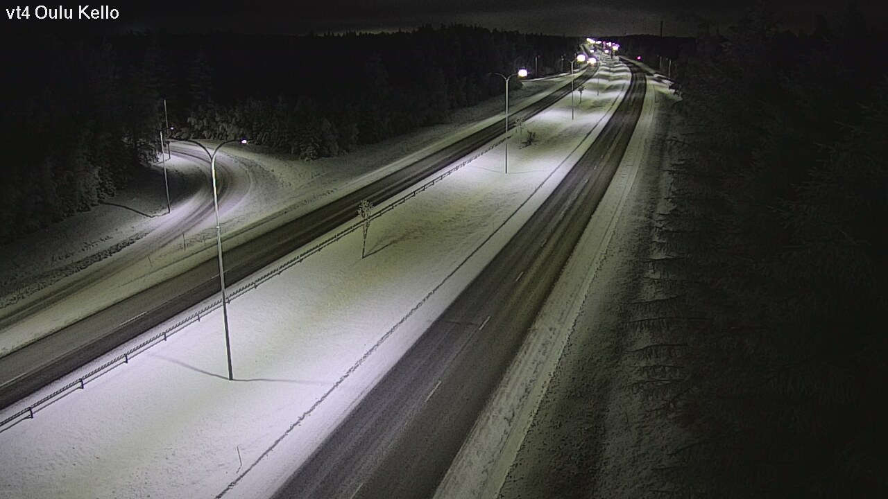 Weather Camera Image Road 4 Oulu, Kello, Oulu, Pohjois-Pohjanmaa