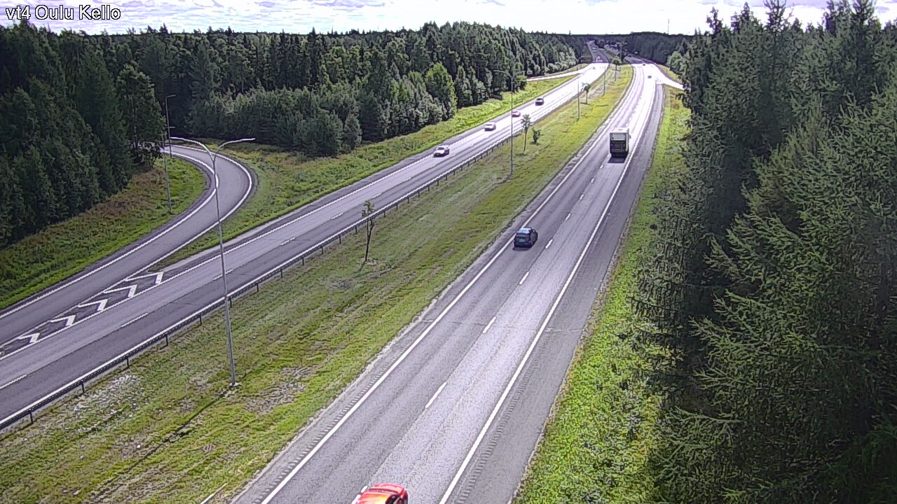 Kelikamerat Kuva Tie 4 Oulu, Kello, Oulu, Pohjois-Pohjanmaa