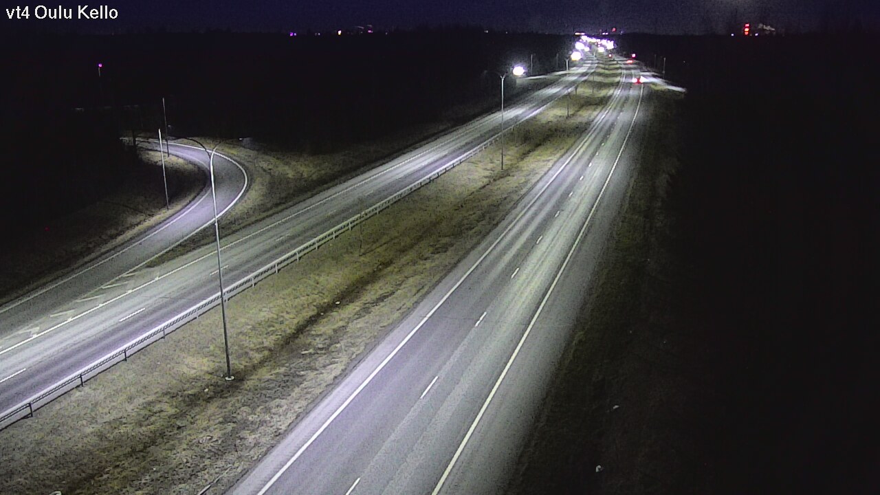 Weather Camera Image Road 4 Oulu, Kello, Oulu, Pohjois-Pohjanmaa