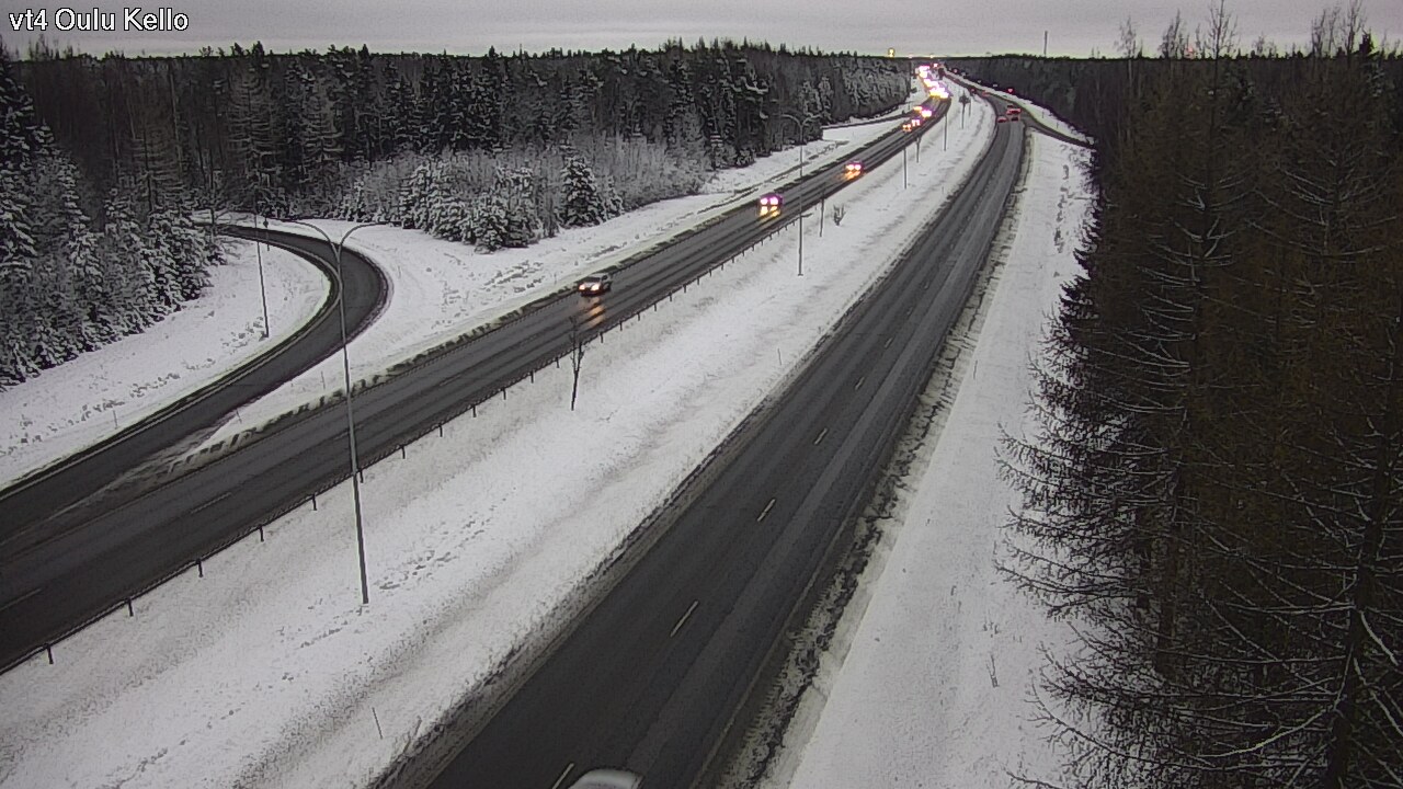 Kelikamerat Kuva Tie 4 Oulu, Kello, Oulu, Pohjois-Pohjanmaa