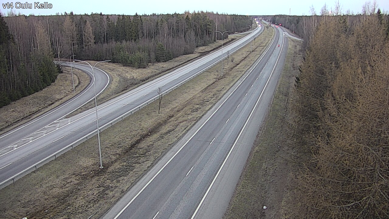 Weather Camera Image Väg 4 Uleåborg, Kello, Oulu, Pohjois-Pohjanmaa