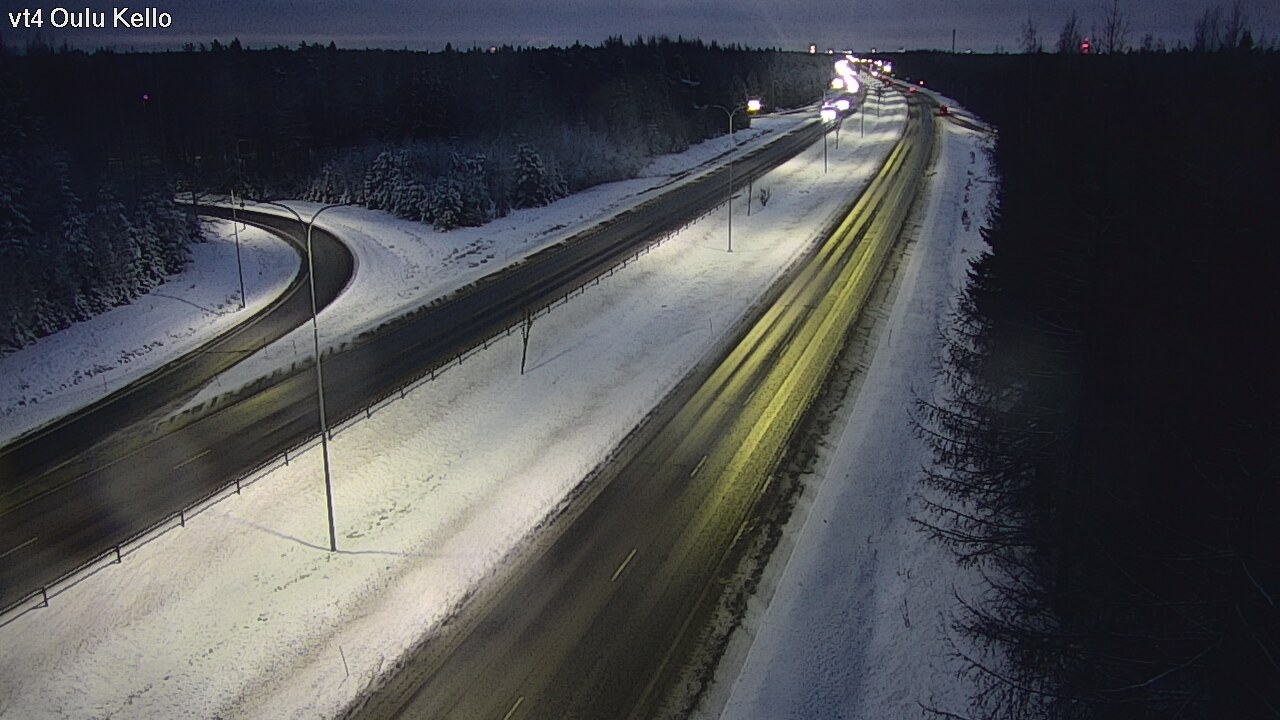 Kelikamerat Kuva Tie 4 Oulu, Kello, Oulu, Pohjois-Pohjanmaa