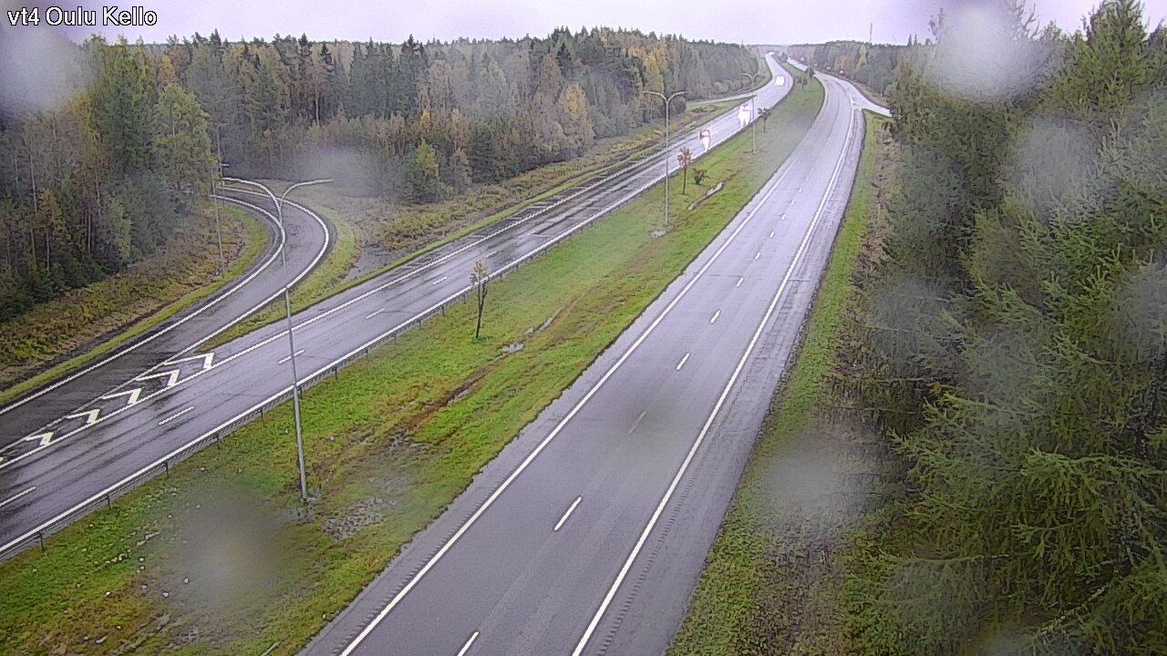 Weather Camera Image Road 4 Oulu, Kello, Oulu, Pohjois-Pohjanmaa