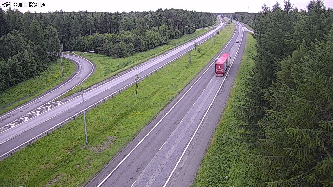 Weather Camera Image Road 4 Oulu, Kello, Oulu, Pohjois-Pohjanmaa