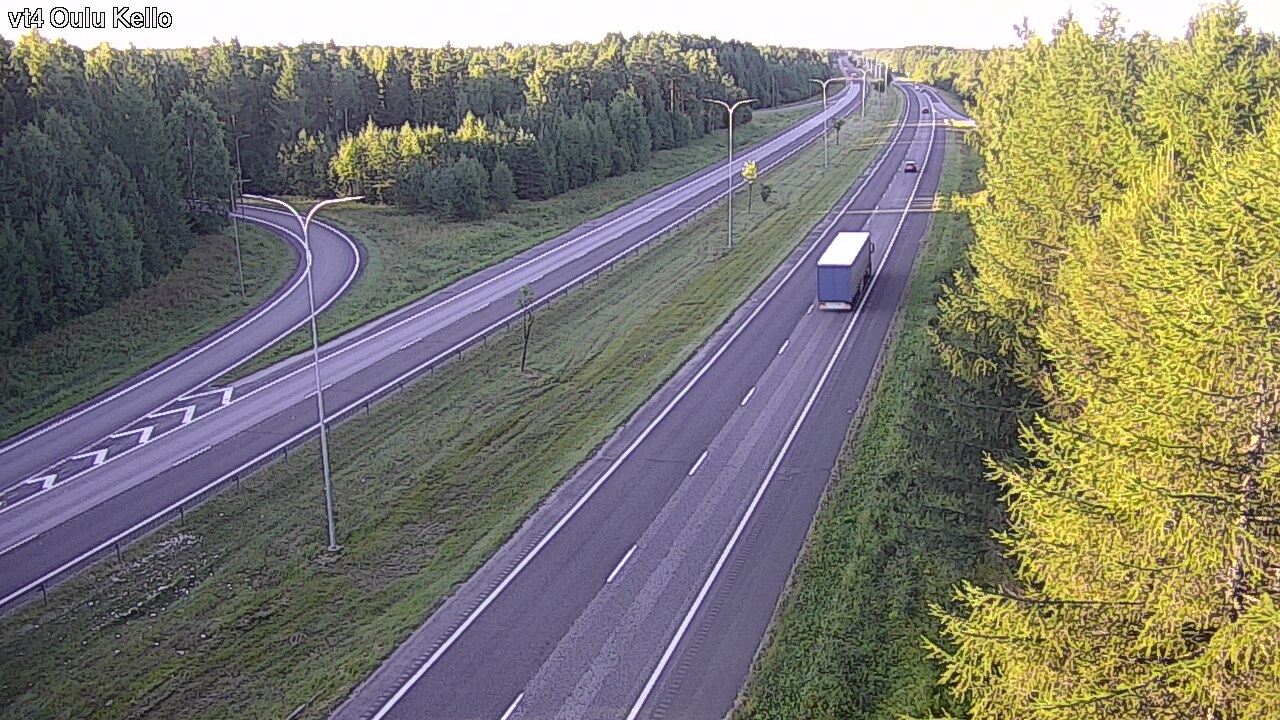 Weather Camera Image Road 4 Oulu, Kello, Oulu, Pohjois-Pohjanmaa