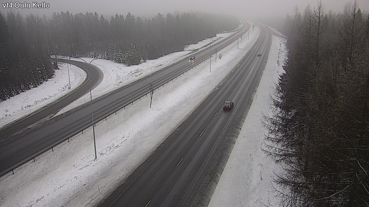 Weather Camera Image Road 4 Oulu, Kello, Oulu, Pohjois-Pohjanmaa