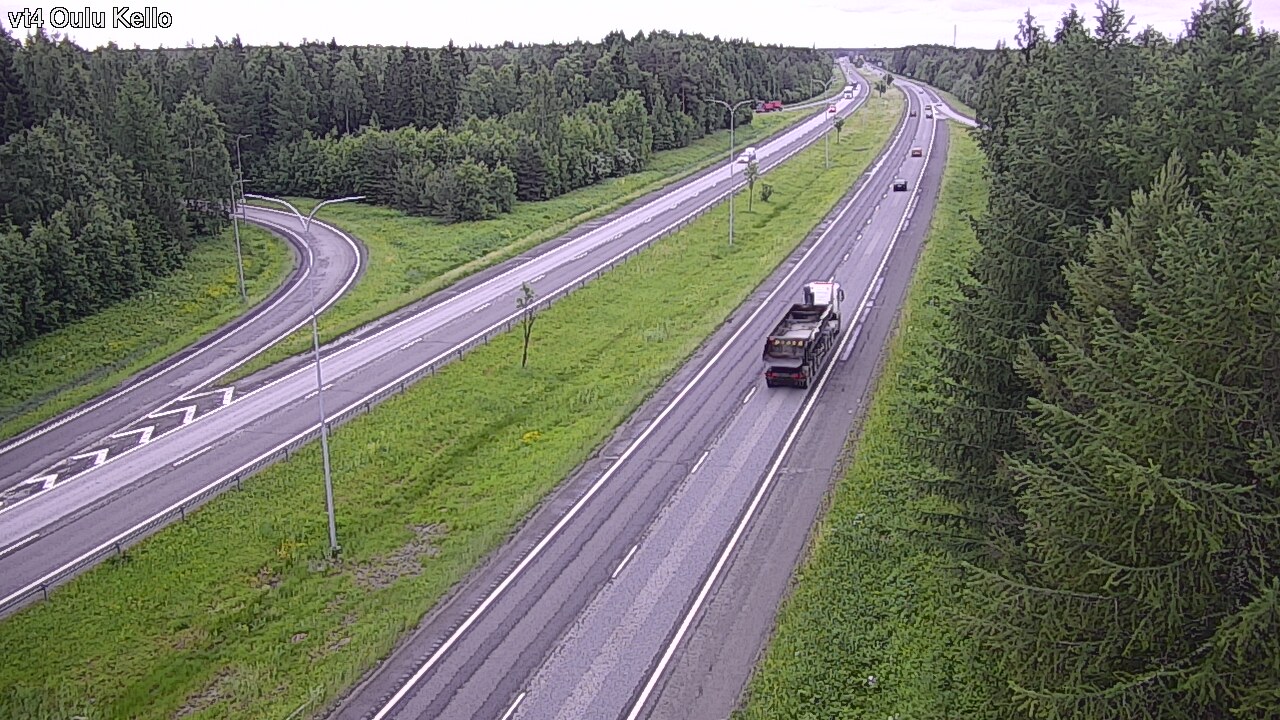 Weather Camera Image Road 4 Oulu, Kello, Oulu, Pohjois-Pohjanmaa
