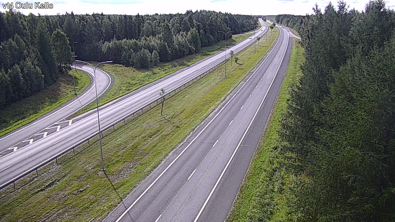 Weather Camera Image Road 4 Oulu, Kello, Oulu, Pohjois-Pohjanmaa