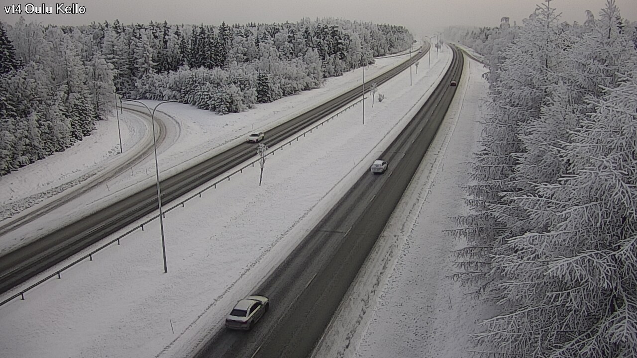 Weather Camera Image Väg 4 Uleåborg, Kello, Oulu, Pohjois-Pohjanmaa