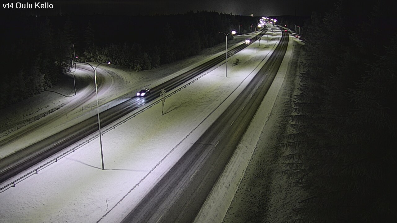 Weather Camera Image Väg 4 Uleåborg, Kello, Oulu, Pohjois-Pohjanmaa
