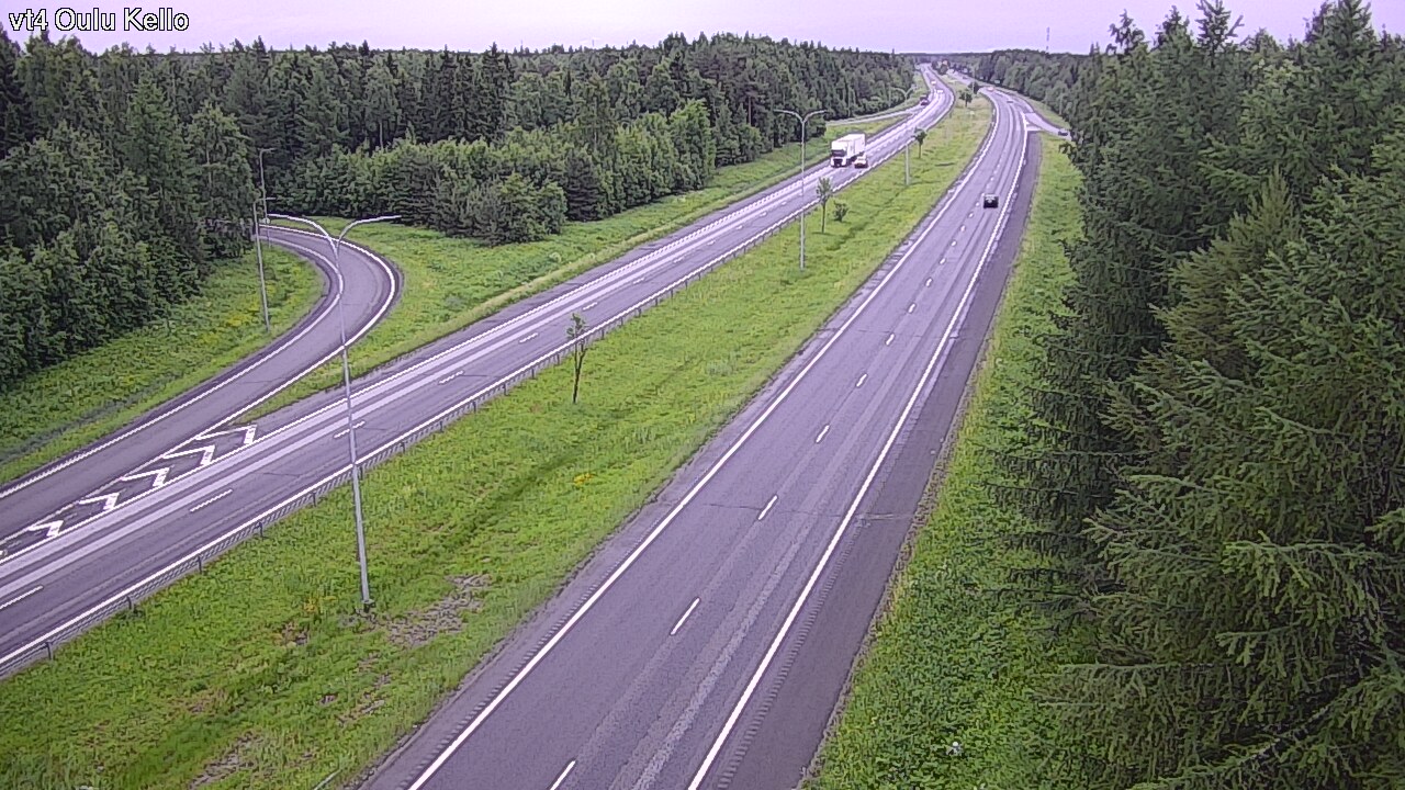 Weather Camera Image Road 4 Oulu, Kello, Oulu, Pohjois-Pohjanmaa