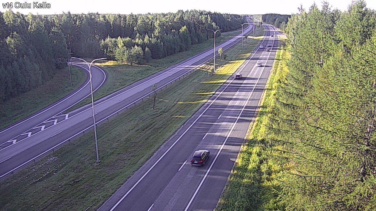 Weather Camera Image Road 4 Oulu, Kello, Oulu, Pohjois-Pohjanmaa