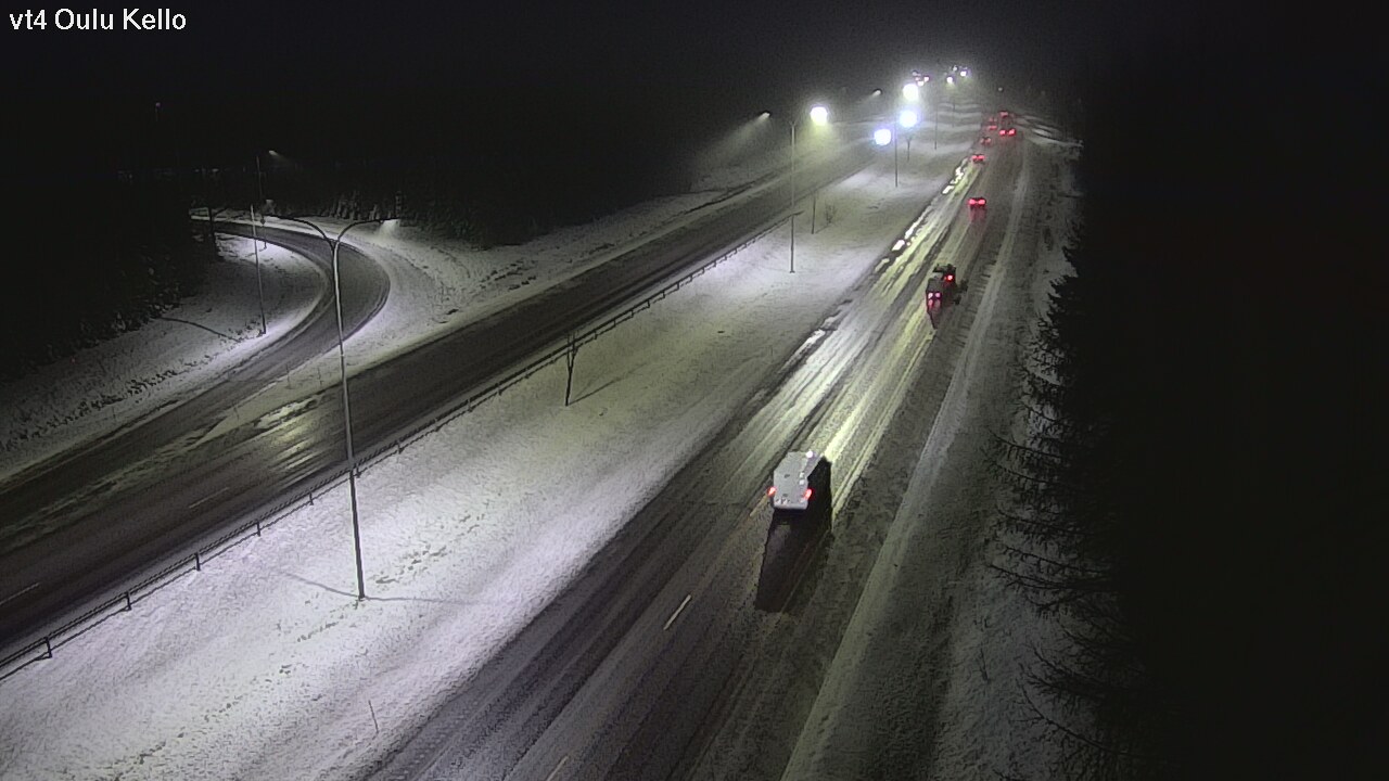 Weather Camera Image Road 4 Oulu, Kello, Oulu, Pohjois-Pohjanmaa