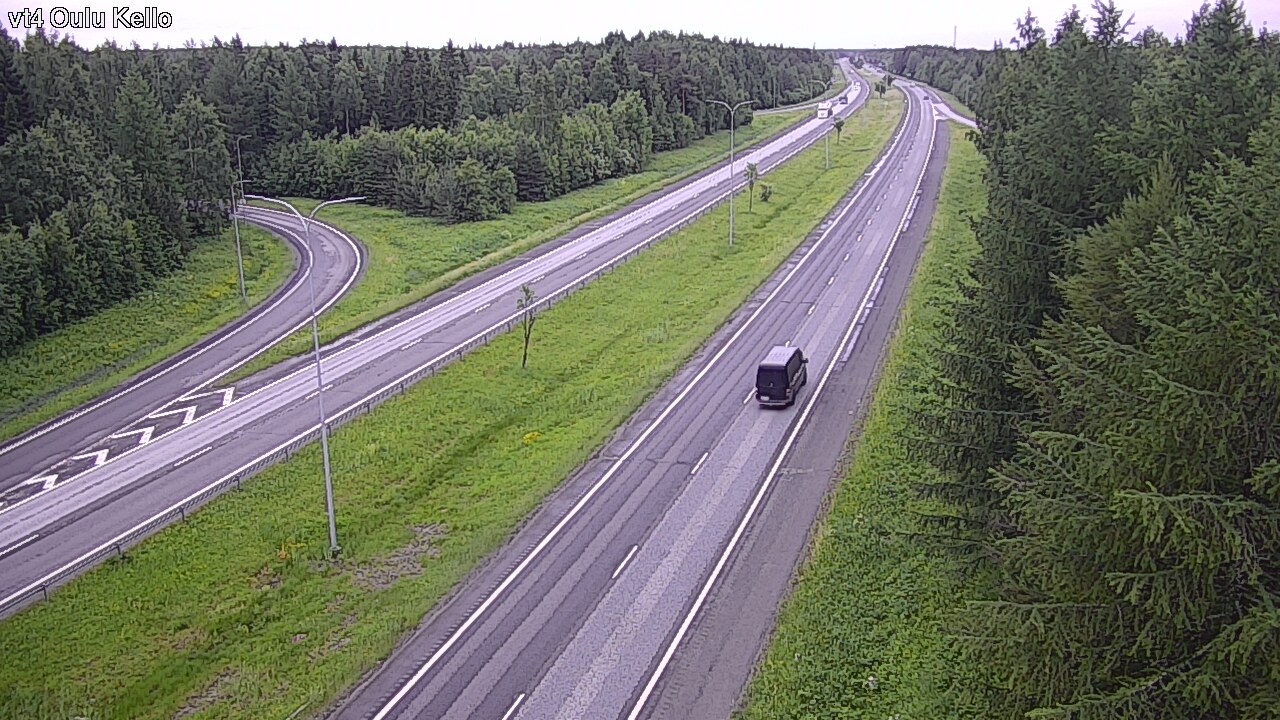 Weather Camera Image Road 4 Oulu, Kello, Oulu, Pohjois-Pohjanmaa