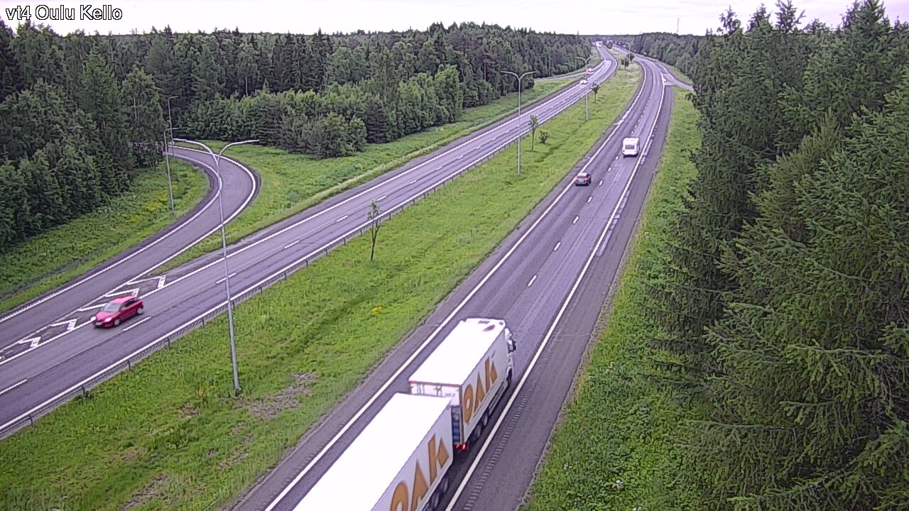 Kelikamerat Kuva Tie 4 Oulu, Kello, Oulu, Pohjois-Pohjanmaa