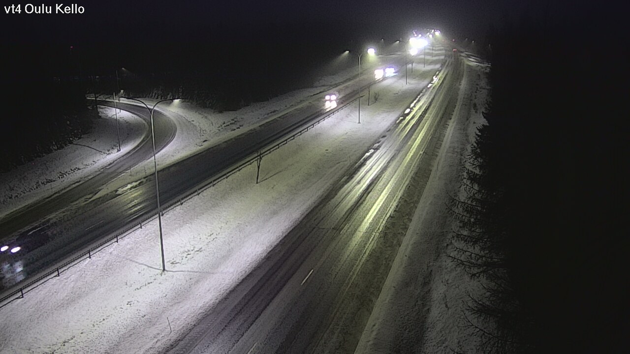 Weather Camera Image Road 4 Oulu, Kello, Oulu, Pohjois-Pohjanmaa