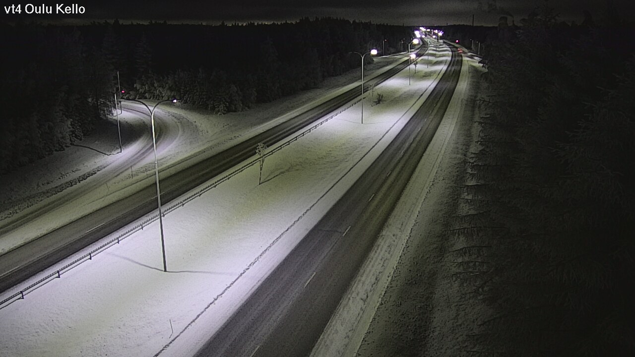 Weather Camera Image Road 4 Oulu, Kello, Oulu, Pohjois-Pohjanmaa