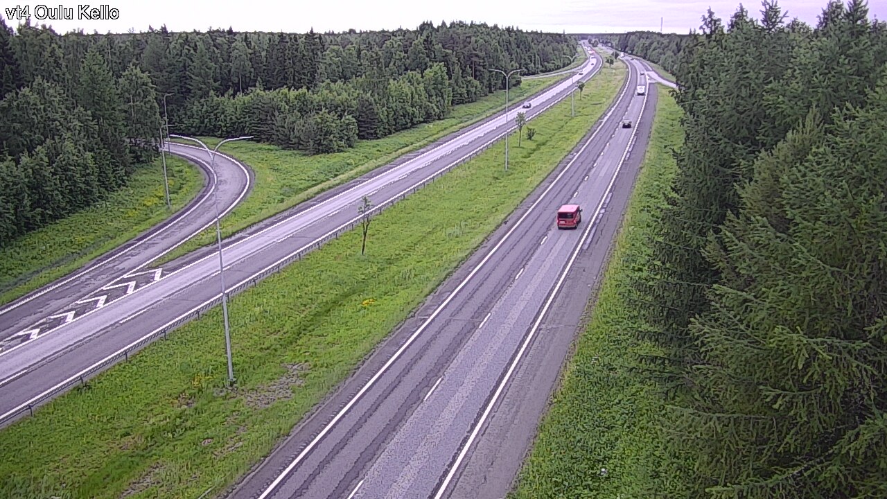 Weather Camera Image Road 4 Oulu, Kello, Oulu, Pohjois-Pohjanmaa