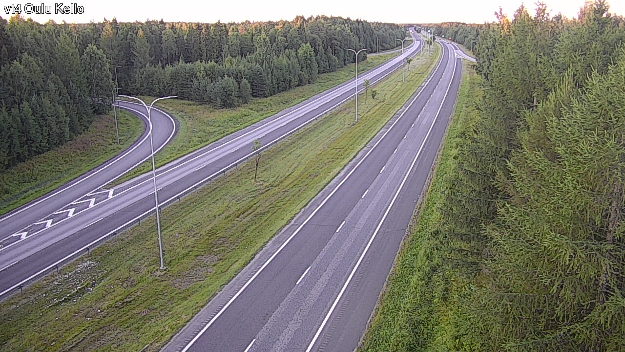 Kelikamerat Kuva Tie 4 Oulu, Kello, Oulu, Pohjois-Pohjanmaa
