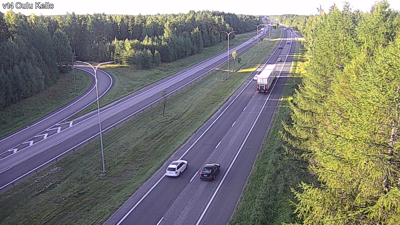 Weather Camera Image Road 4 Oulu, Kello, Oulu, Pohjois-Pohjanmaa