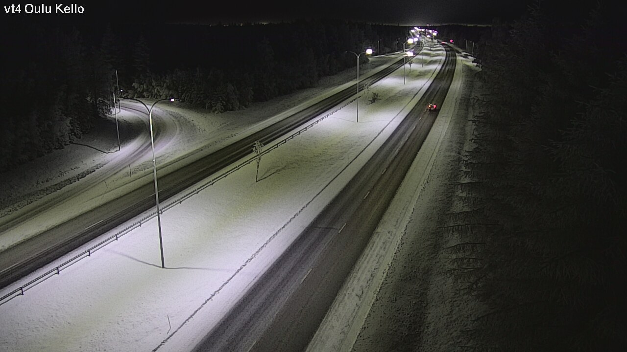 Weather Camera Image Väg 4 Uleåborg, Kello, Oulu, Pohjois-Pohjanmaa