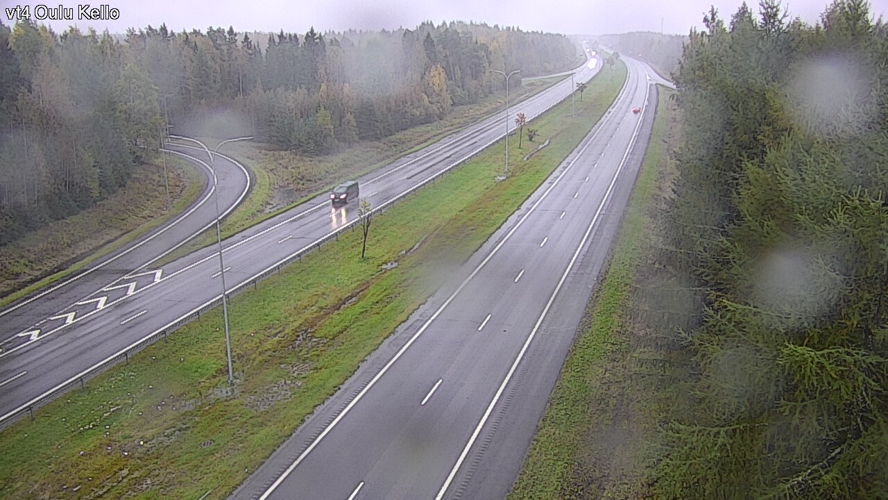 Weather Camera Image Road 4 Oulu, Kello, Oulu, Pohjois-Pohjanmaa