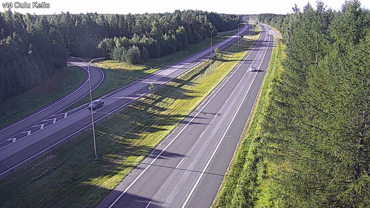 Weather Camera Image Road 4 Oulu, Kello, Oulu, Pohjois-Pohjanmaa