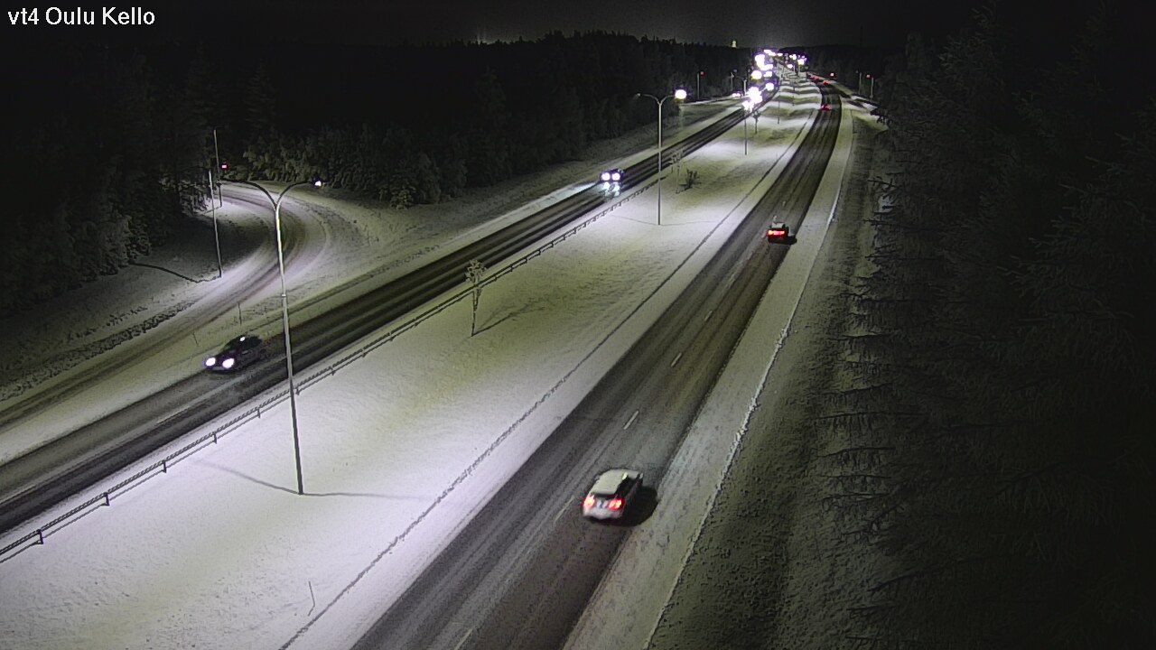 Weather Camera Image Väg 4 Uleåborg, Kello, Oulu, Pohjois-Pohjanmaa