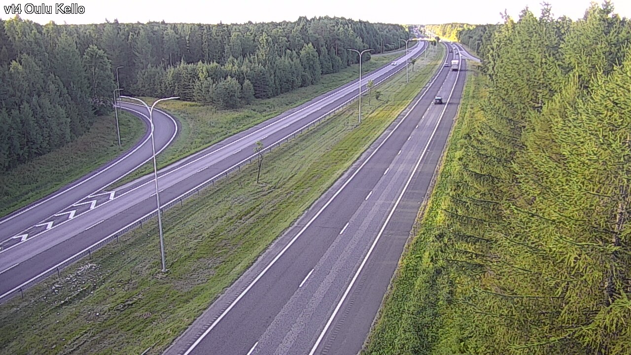 Kelikamerat Kuva Tie 4 Oulu, Kello, Oulu, Pohjois-Pohjanmaa