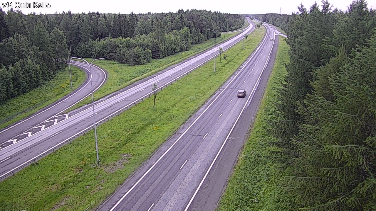 Weather Camera Image Road 4 Oulu, Kello, Oulu, Pohjois-Pohjanmaa