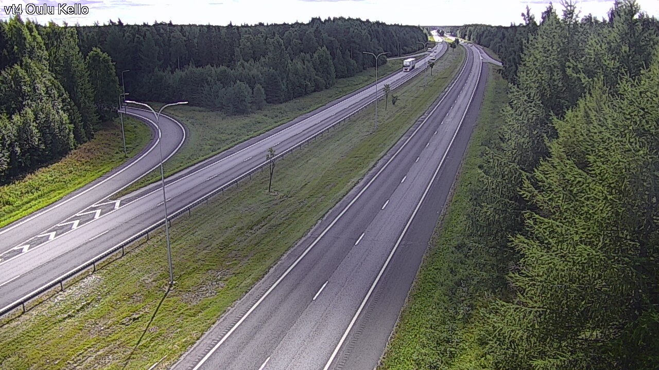 Kelikamerat Kuva Tie 4 Oulu, Kello, Oulu, Pohjois-Pohjanmaa