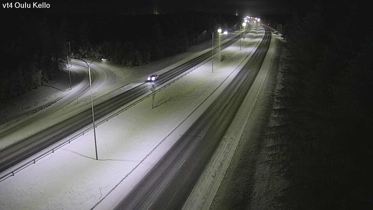 Weather Camera Image Väg 4 Uleåborg, Kello, Oulu, Pohjois-Pohjanmaa