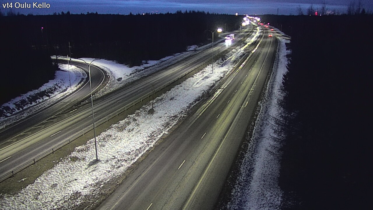 Kelikamerat Kuva Tie 4 Oulu, Kello, Oulu, Pohjois-Pohjanmaa