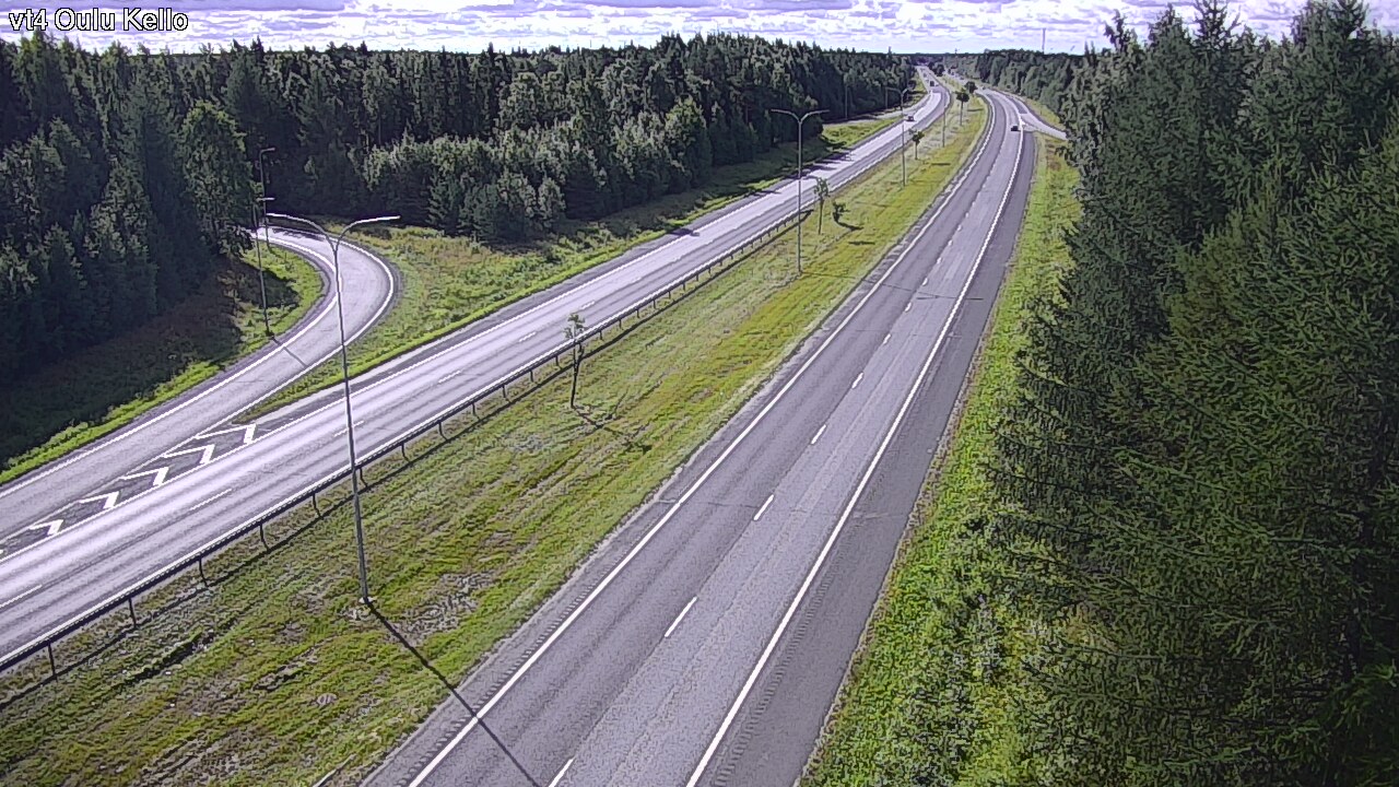 Weather Camera Image Road 4 Oulu, Kello, Oulu, Pohjois-Pohjanmaa