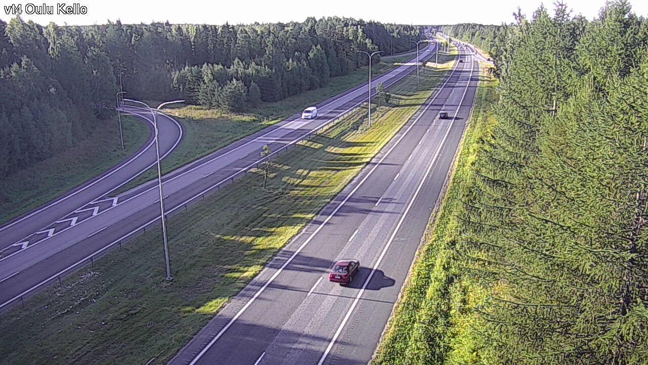 Weather Camera Image Road 4 Oulu, Kello, Oulu, Pohjois-Pohjanmaa