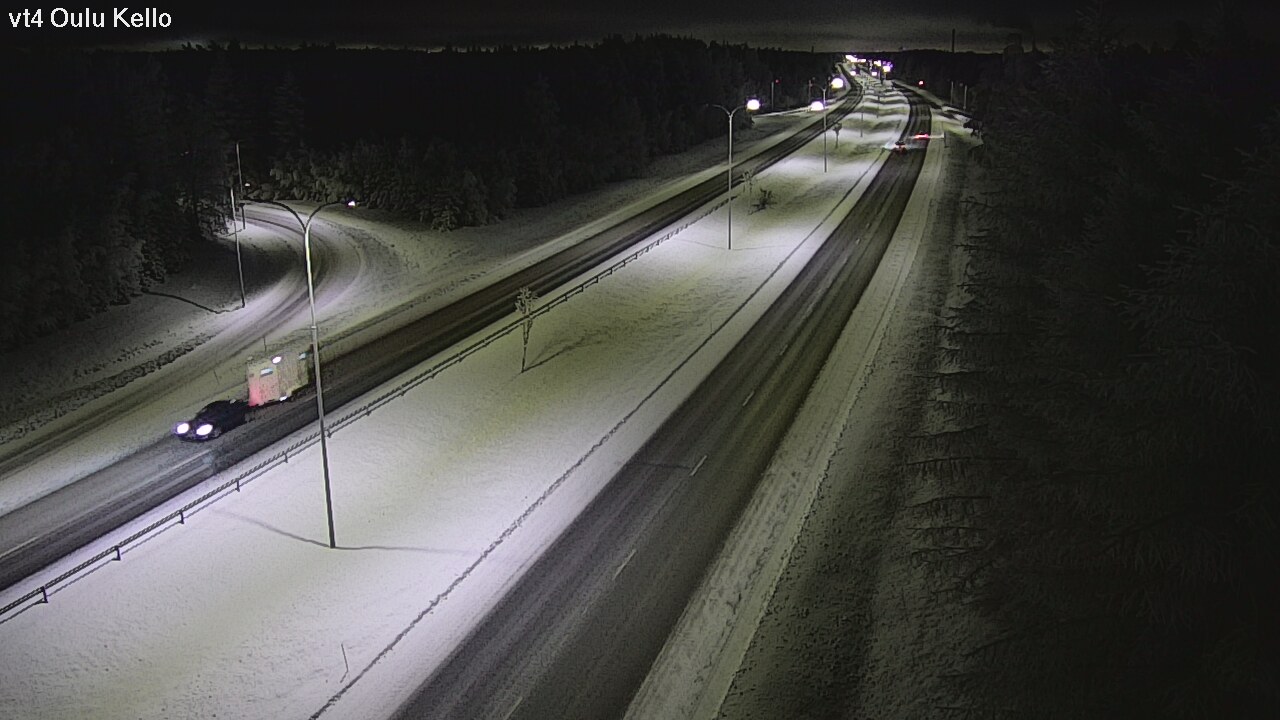 Weather Camera Image Road 4 Oulu, Kello, Oulu, Pohjois-Pohjanmaa
