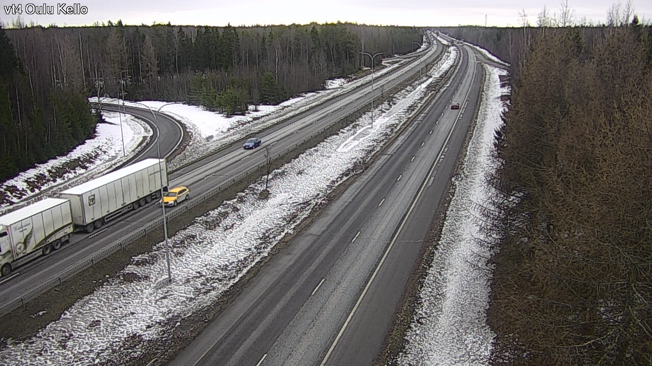 Weather Camera Image Road 4 Oulu, Kello, Oulu, Pohjois-Pohjanmaa