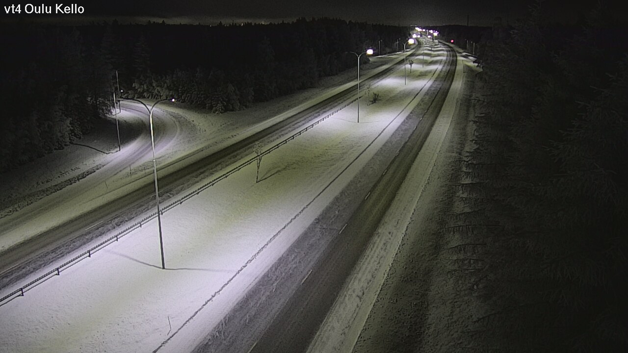 Weather Camera Image Road 4 Oulu, Kello, Oulu, Pohjois-Pohjanmaa